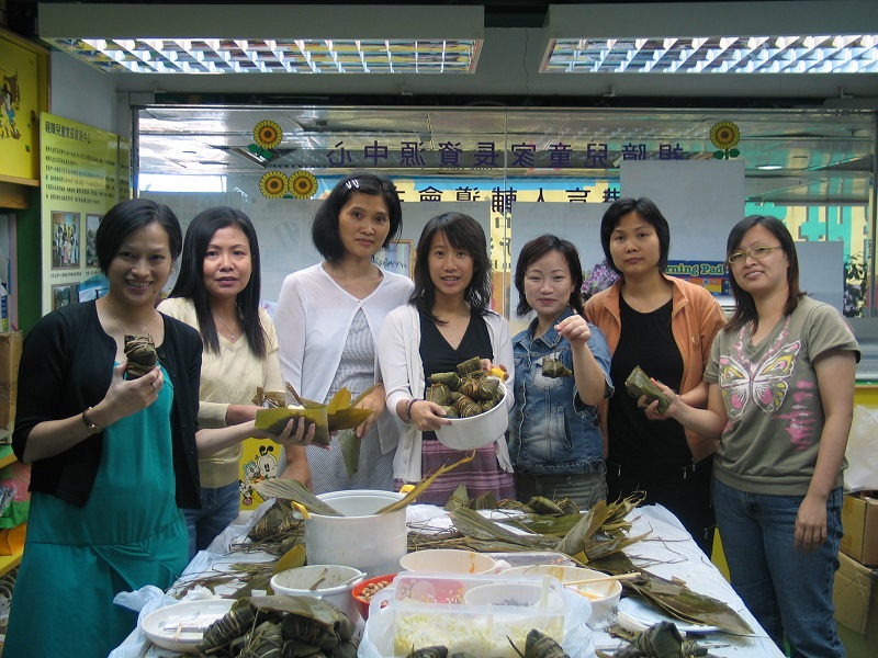 家長參加包糭子活動