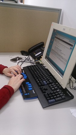 加裝點字顯示器能夠把網頁的內容轉換為點字